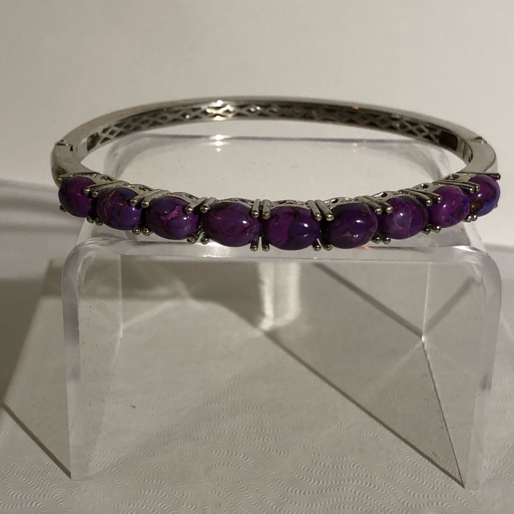 Mojave Purple Turquoise Bangle 11.16 ctw